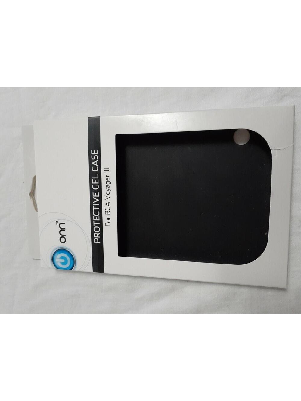NEW Voyager 3 Case, Onn Protective Gel Case For RCA Voyager III, Black Free Ship
